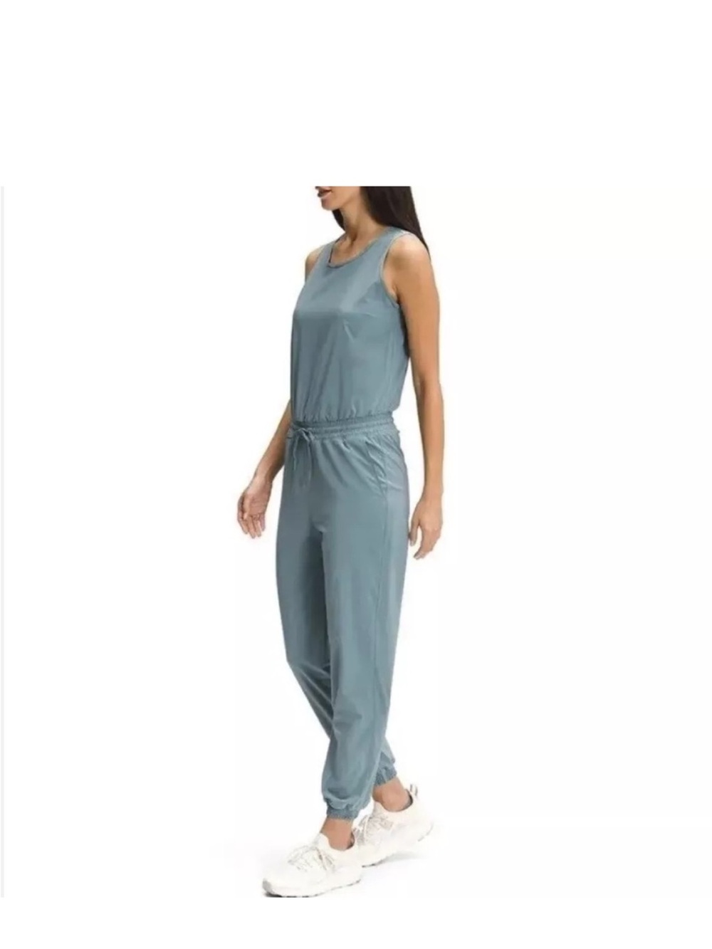The North Face Women's Sage Green Sleeveless Jumpsuit